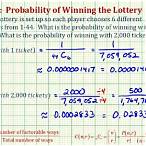 how to calculate lottery winning numbers